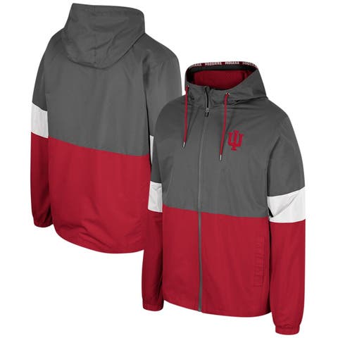 Men's Franchise Club Red Louisville Cardinals Walk-On Full Zip Hoodie Jacket