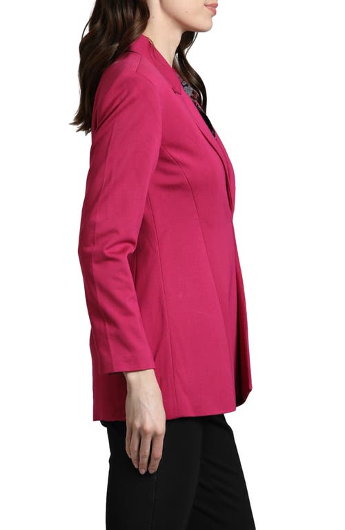 Shop Apny Retro Blazer In Raspberry