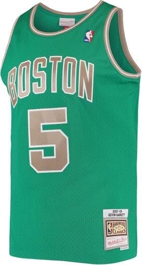 New Adidas Boston Celtics Kevin Garnett Green Black Alternate