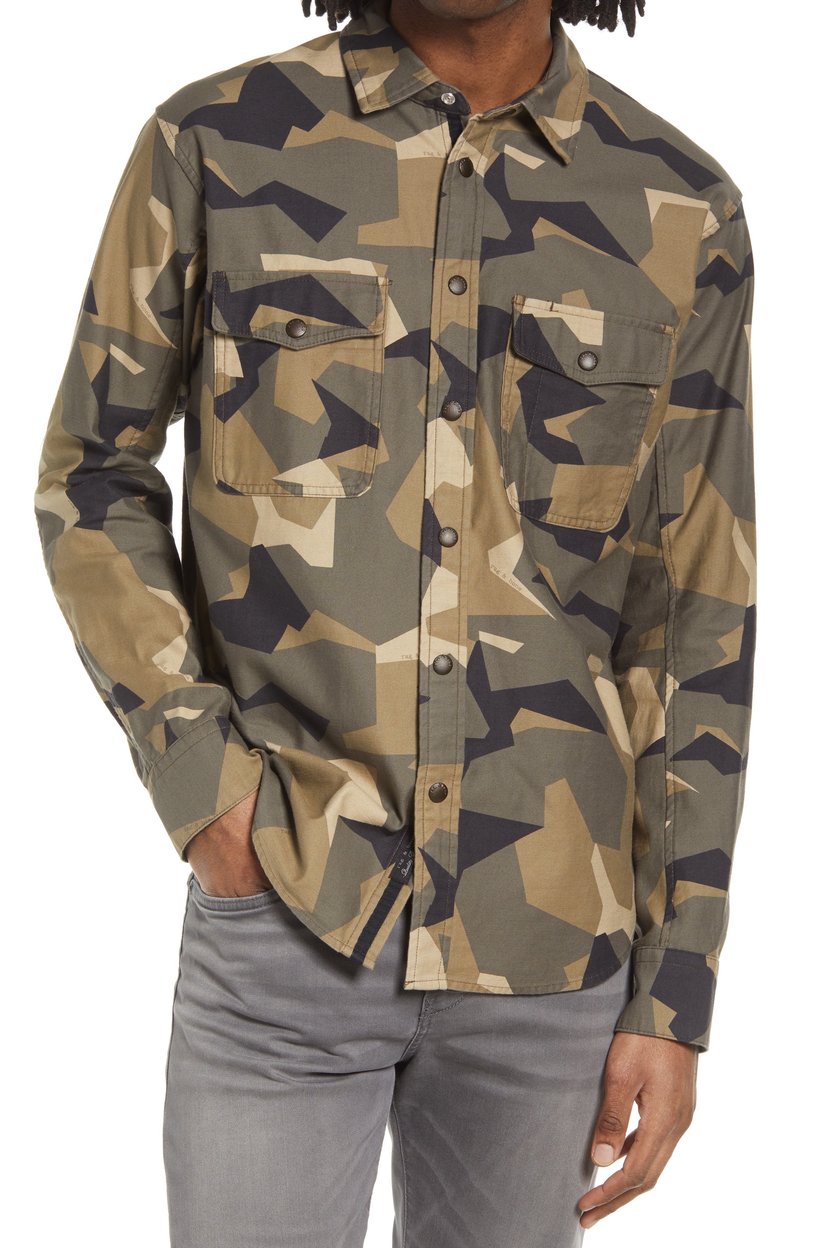 rag \u0026 bone Engineered Camouflage Long 