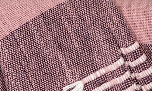 Parkland Collection Adonia Fringe Throw Blanket In Pink