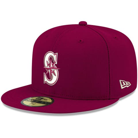 New Era Men's White and Royal Seattle Mariners Crest 9FIFTY