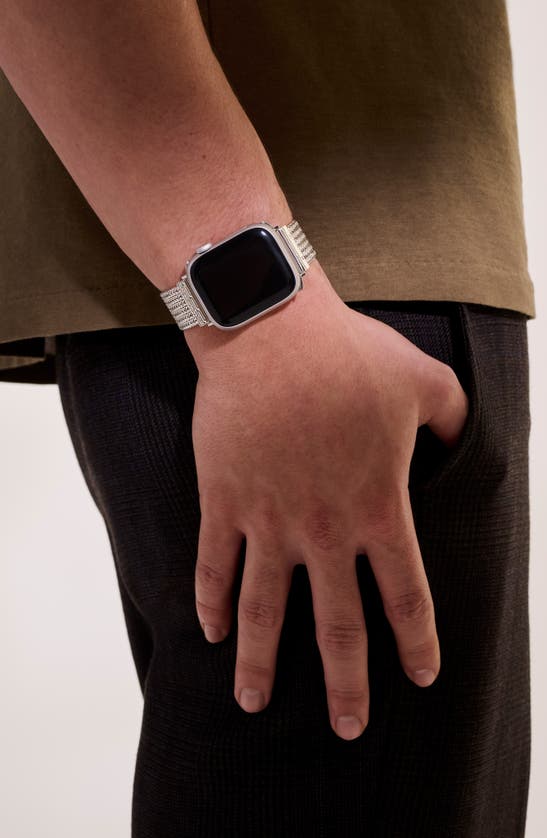 JOHN HARDY JOHN HARDY SMART WATCH STRAP DIAMOND PAVÉ, 18MM