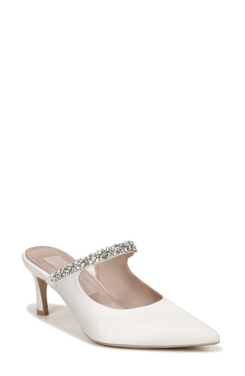 Pnina Tornai for Naturalizer Liefde Pointed Toe Mule White Fabric at Nordstrom,