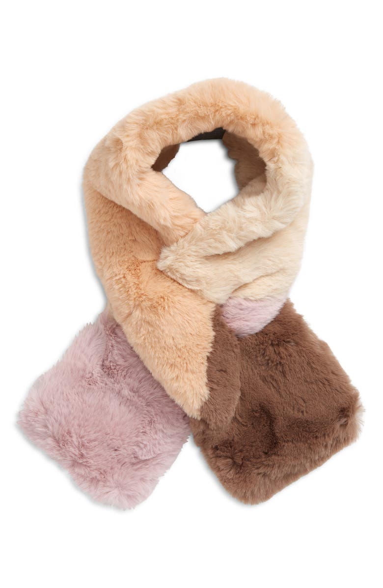 Jocelyn Faux Fur Colorblock Pull Thru Scarf Nordstrom Jocelyn Faux Fur Colorblock Pull Thru Scarf Nordstrom