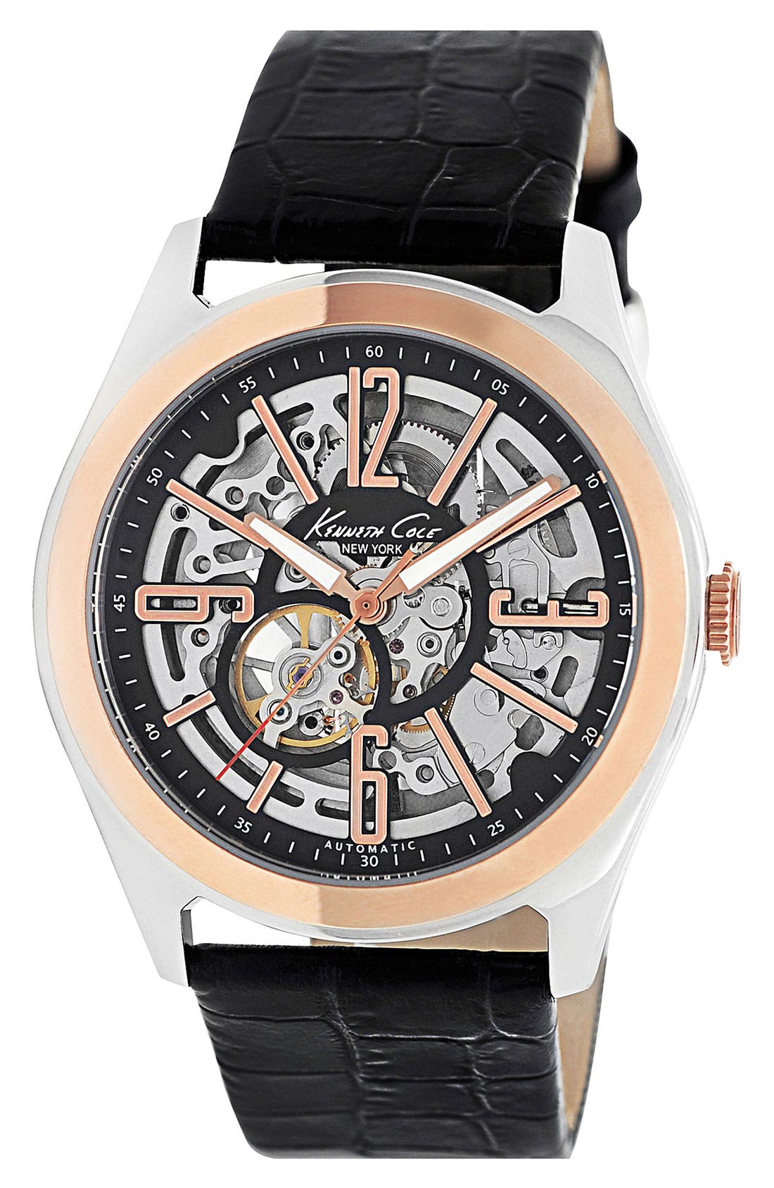 Cole New York Round Automatic Watch Nordstrom