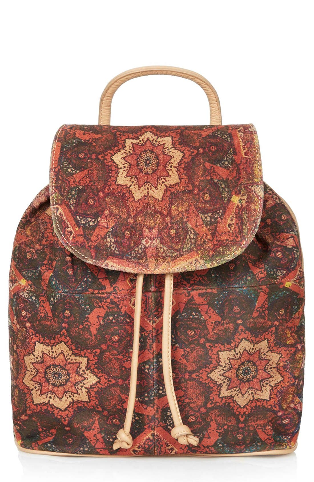 Print Suede Backpack Nordstrom