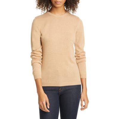 Suistudio Merino Wool Crewneck Sweater, Brown