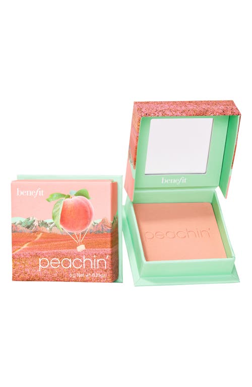 Benefit Cosmetics WANDERful World Silky Soft Powder Blush in Peachin at Nordstrom, Size 0.2 Oz