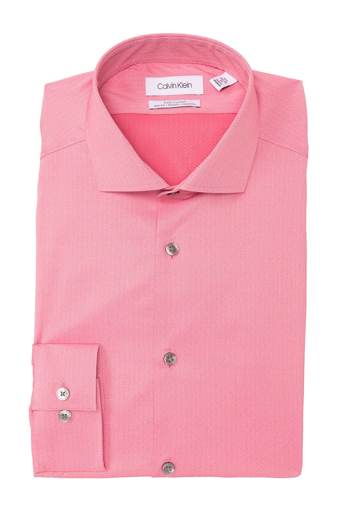 calvin klein red dress shirt