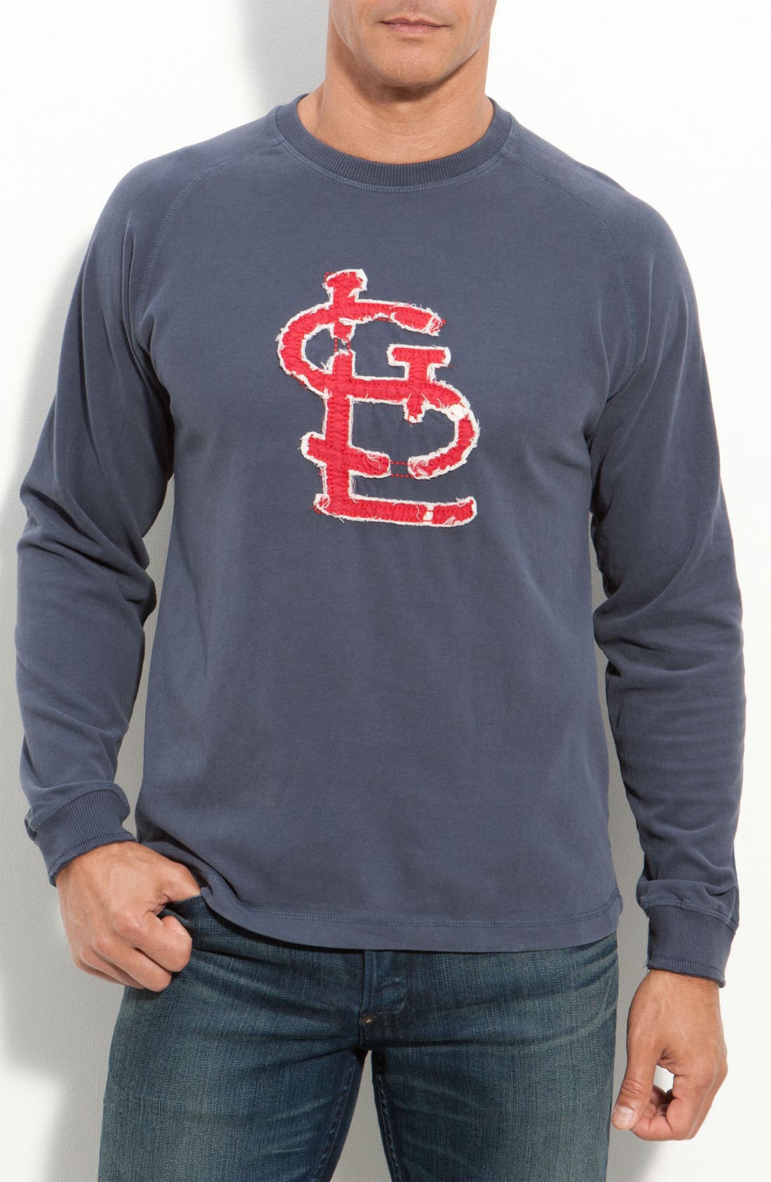 red jacket cardinals shirt