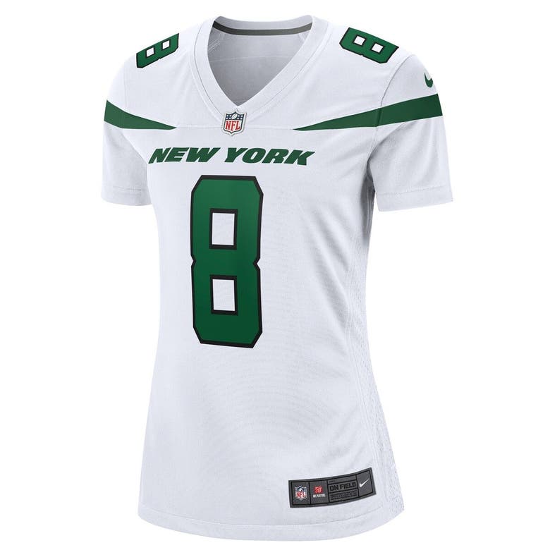 Nike Aaron Rodgers White New York Jets Game Jersey