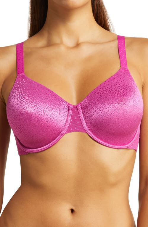 Wacoal Back Appeal Smoothing Underwire Bra in Festival Fuchsia