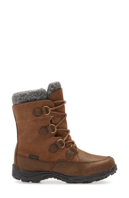 Shop Baffin Eldora Waterproof Boot In Taupe/dark Brown