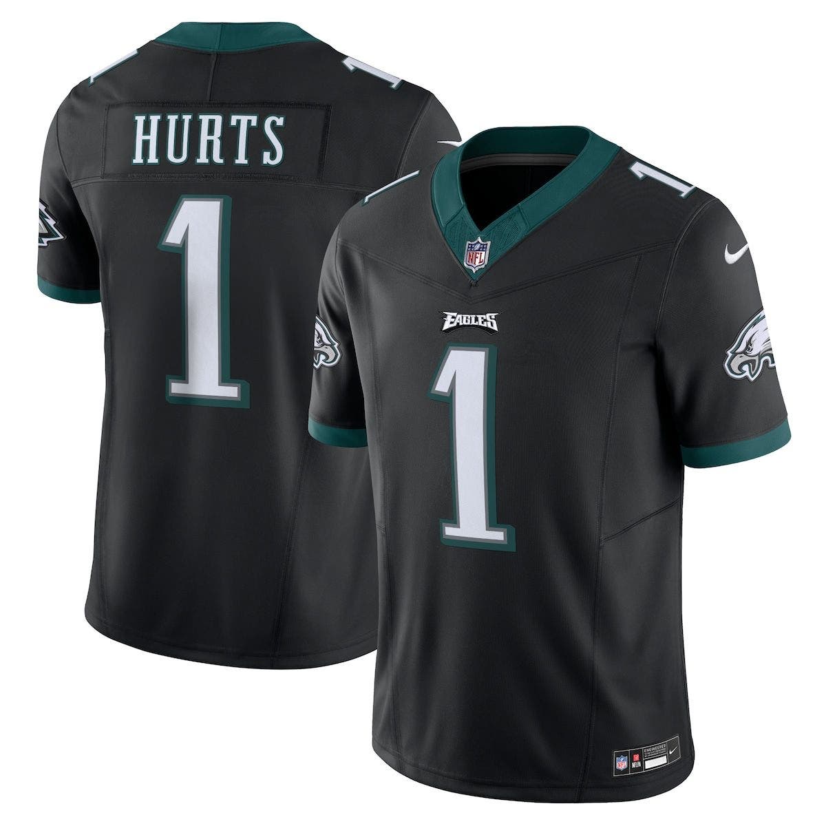 Nike Men's Nike Jalen Hurts Black Philadelphia Eagles Vapor F.U.S.E