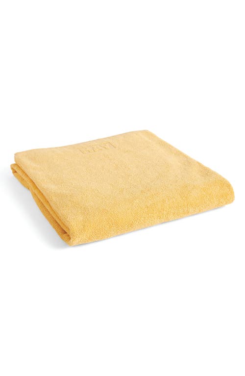 HAY Mono Cotton Bath Sheet in Yellow at Nordstrom