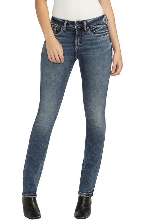 Silver Jeans Co. Suki Low Rise Straight Leg Indigo at Nordstrom,