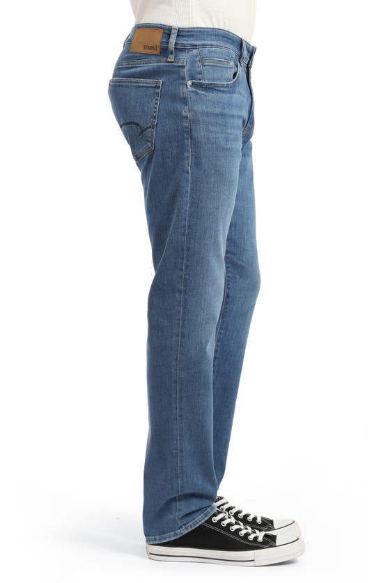Mavi Jeans Marcus Slim Straight Leg Jeans In Mid Brushed Feather Blue