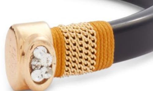 Gas Bijoux Sarina Cuff Bracelet In Gold Black