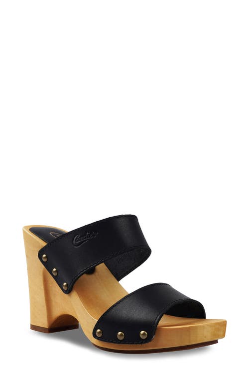 Shop Candies Candie's Rammya Platform Slide Sandal In Black