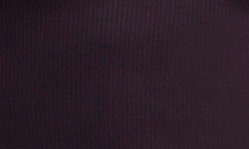 Madewell Drapey Rib Polo In Dark Carob