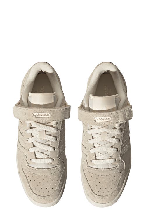 Adidas Originals Adidas Forum Low Basketball Sneaker In Wonder White/wonder White
