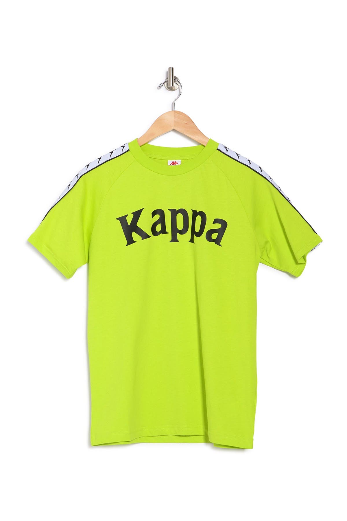 Kappa Active Banda Balima Cotton Crewneck T-shirt In Green Lime - Whi ...