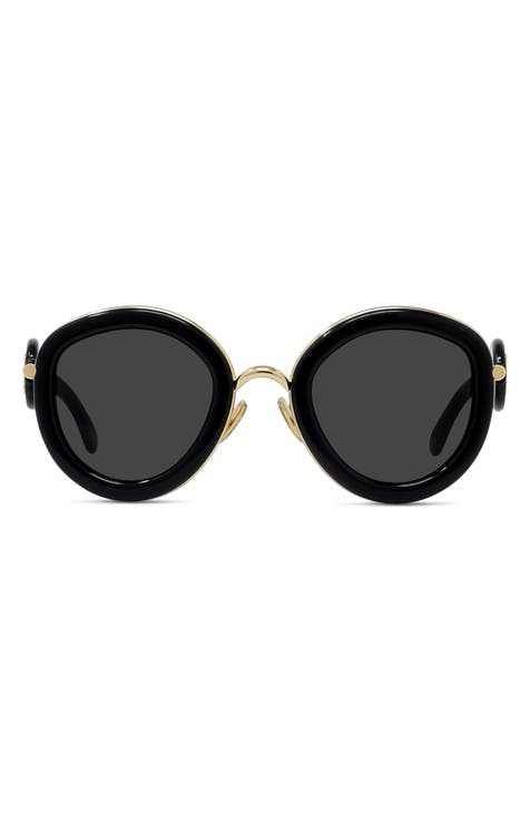 49mm Small Round Sunglasses