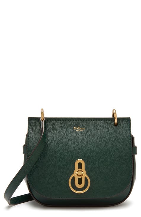 Polène Pebbled Leather Chain Link Crossbody - Green Shoulder Bags, Handbags  - WPLNE21303