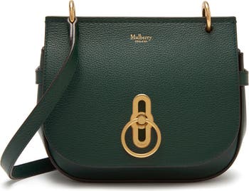 Mulberry Amberley Small Top Handle Bag in Green Grained Leather — UFO No  More