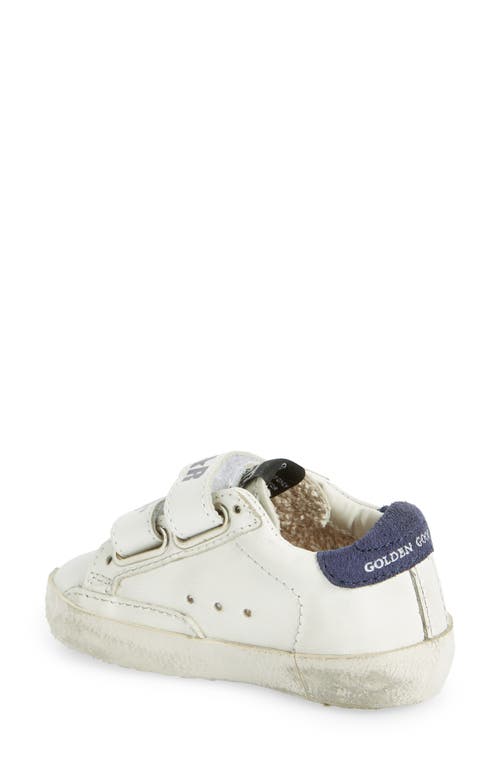 Golden Goose Old School Low Top Sneaker In White/blue Depths