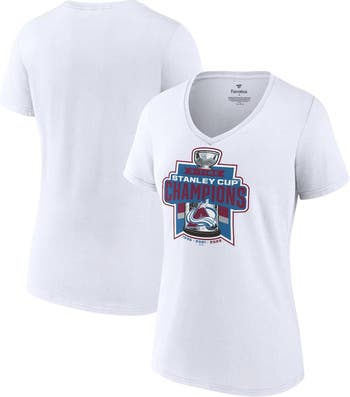 Colorado Avalanche Fanatics Branded Women's Lace-Up Jersey T