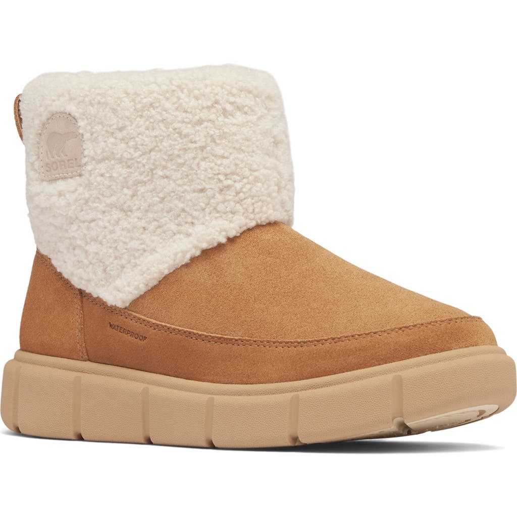 Sorel Explorer Iii Joan Waterproof Slip-on Cozy Boot In Neutral