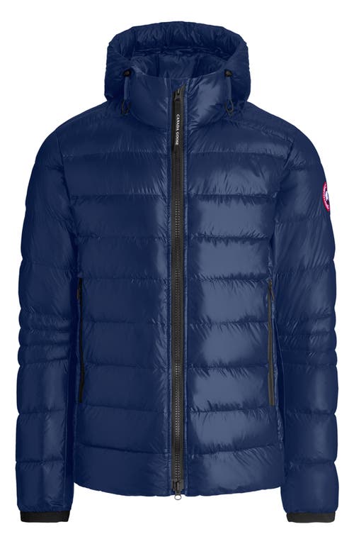 Canada Goose Crofton Water Resistant Packable Quilted 750-Fill-Power Down Jacket in Nautical Dusk