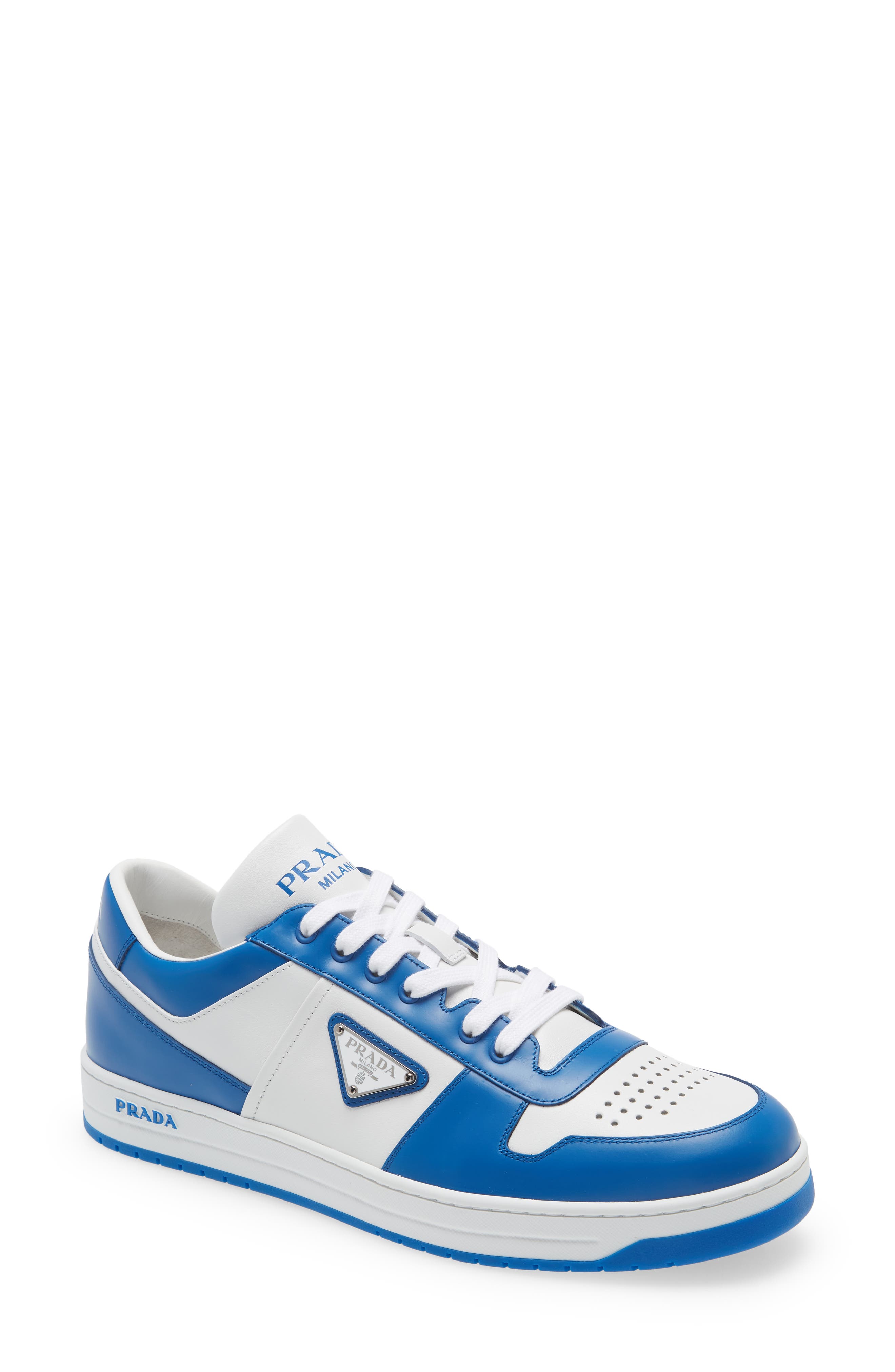 blue prada sneakers for men