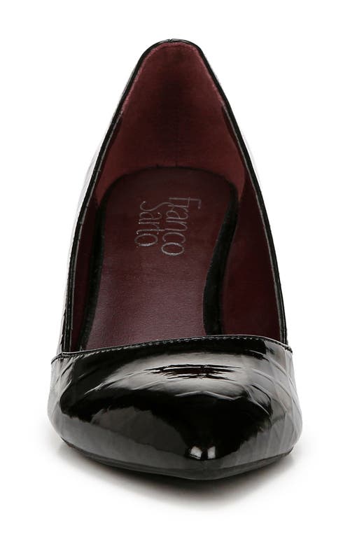 Franco Sarto Frankie Pointed Toe Wedge Pump In Black