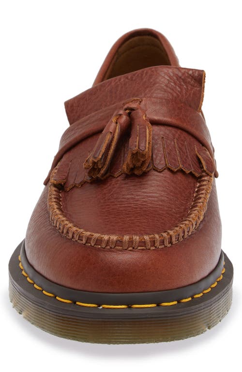 Dr. Martens Adrian Kiltie Tassel Loafer In Cashew Ambassador