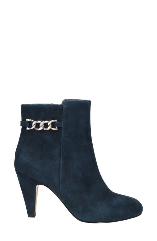 Shop Bella Vita Agnes Bootie In Navy Kidsuede Leather