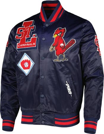 Jacket Makers St. Louis Cardinals Navy Mash Up Varsity Jacket