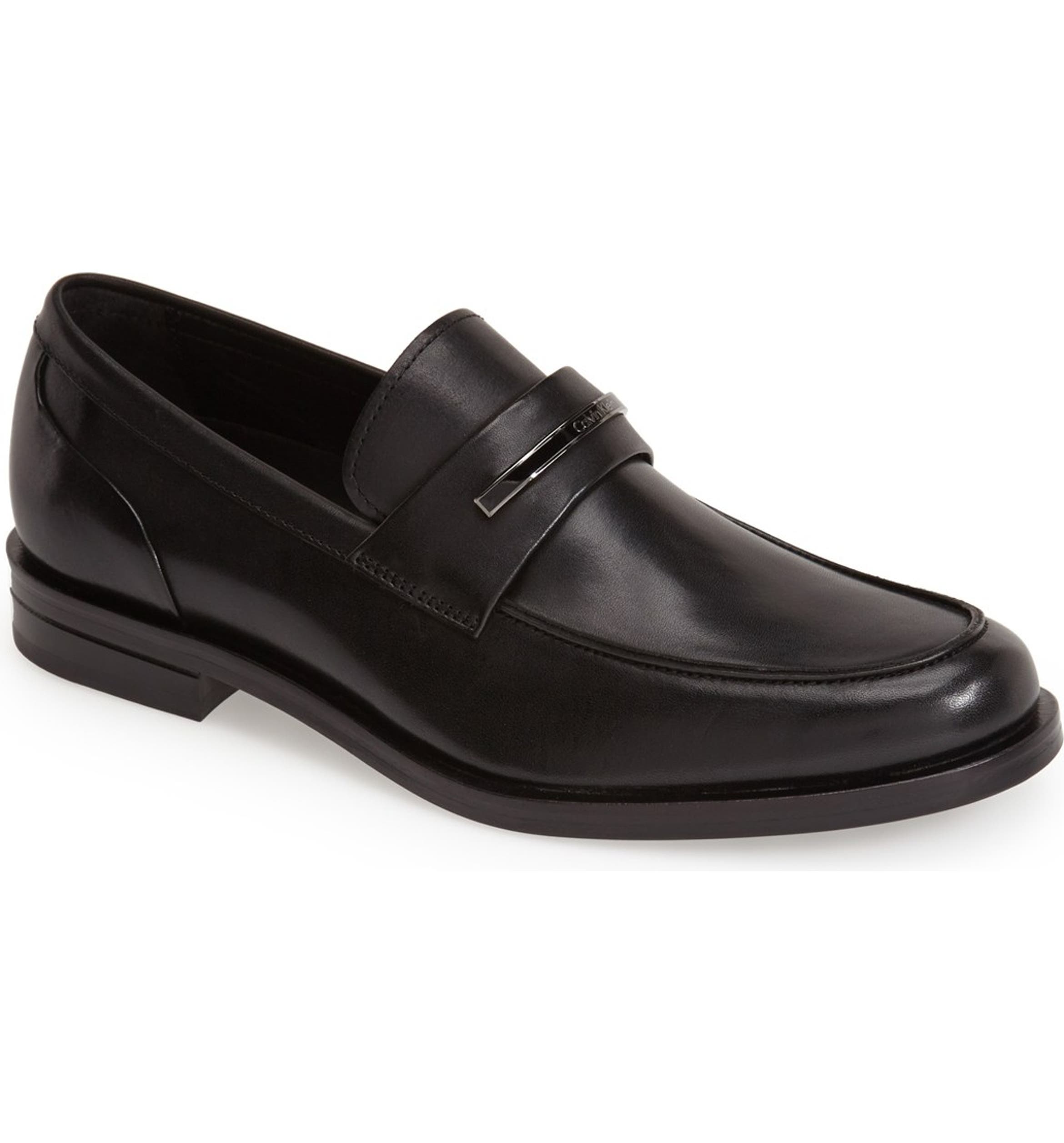 Calvin Klein 'Orland' Leather Bit Loafer (Men) | Nordstrom