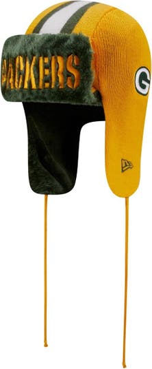 green bay packers trapper hat