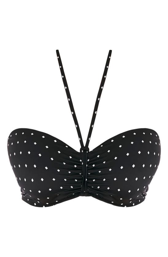 Shop Freya Jewel Cove Underwire Bikini Top In Black