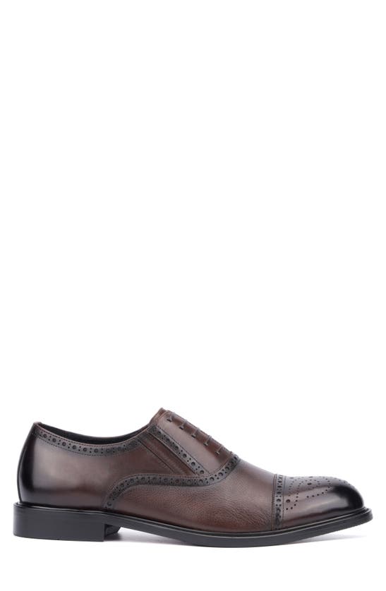 Shop Vintage Foundry Cosmio Slip-on Oxford In Brown