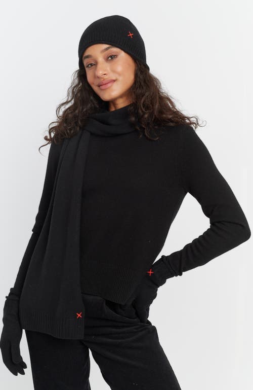 Shop Chinti & Parker Wool-cashmere Scarf In Black