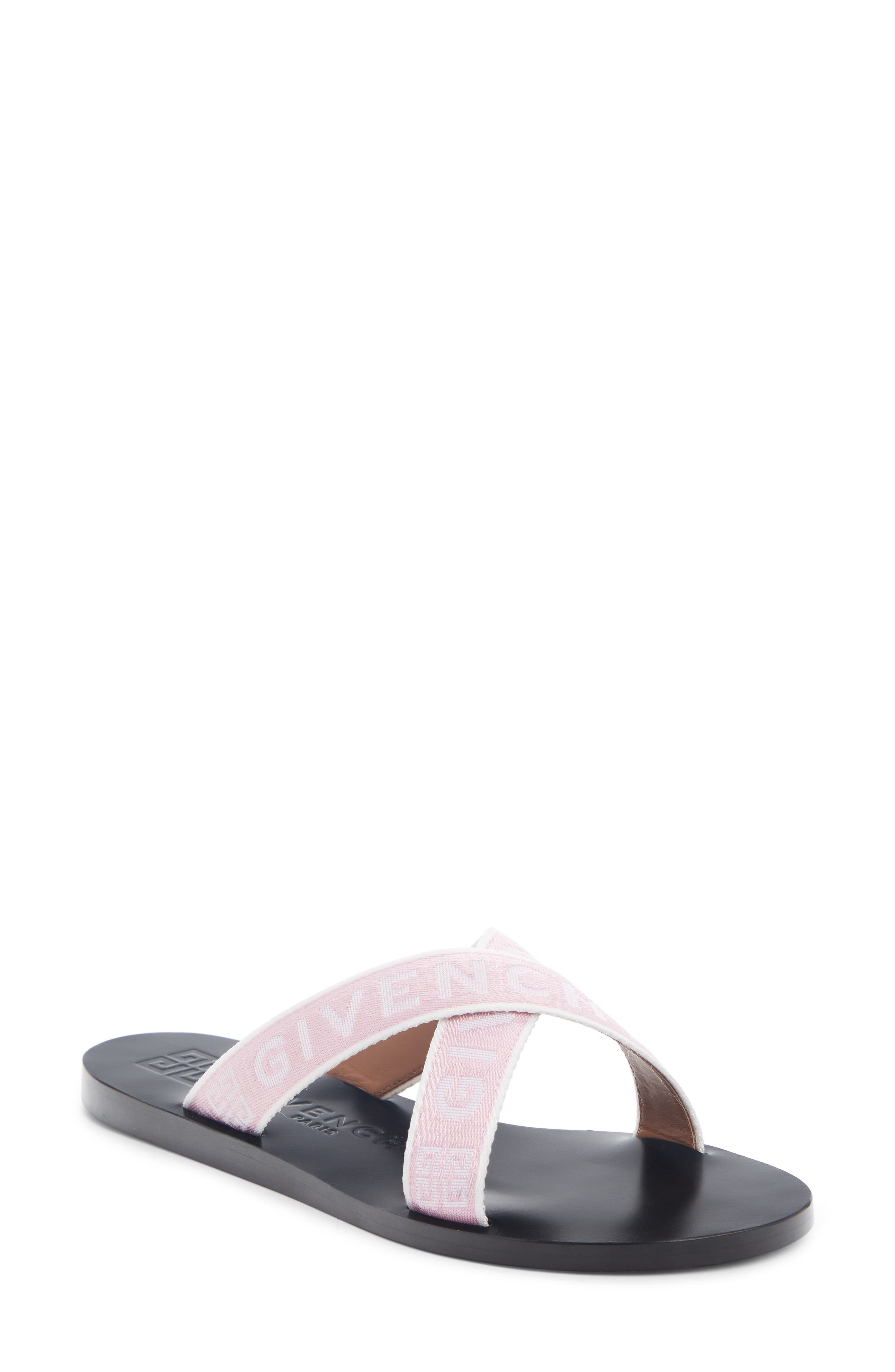 Givenchy 4G Crisscross Slide Sandal 