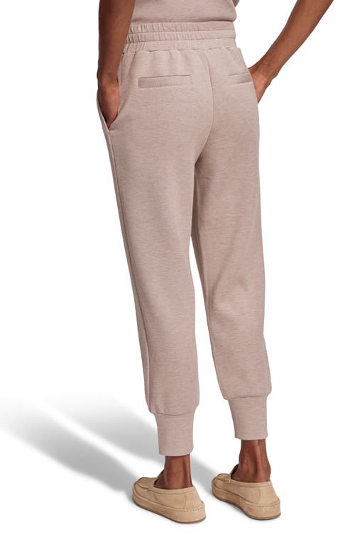 Shop Varley Slim Cuff Ankle Joggers In Taupe Marl