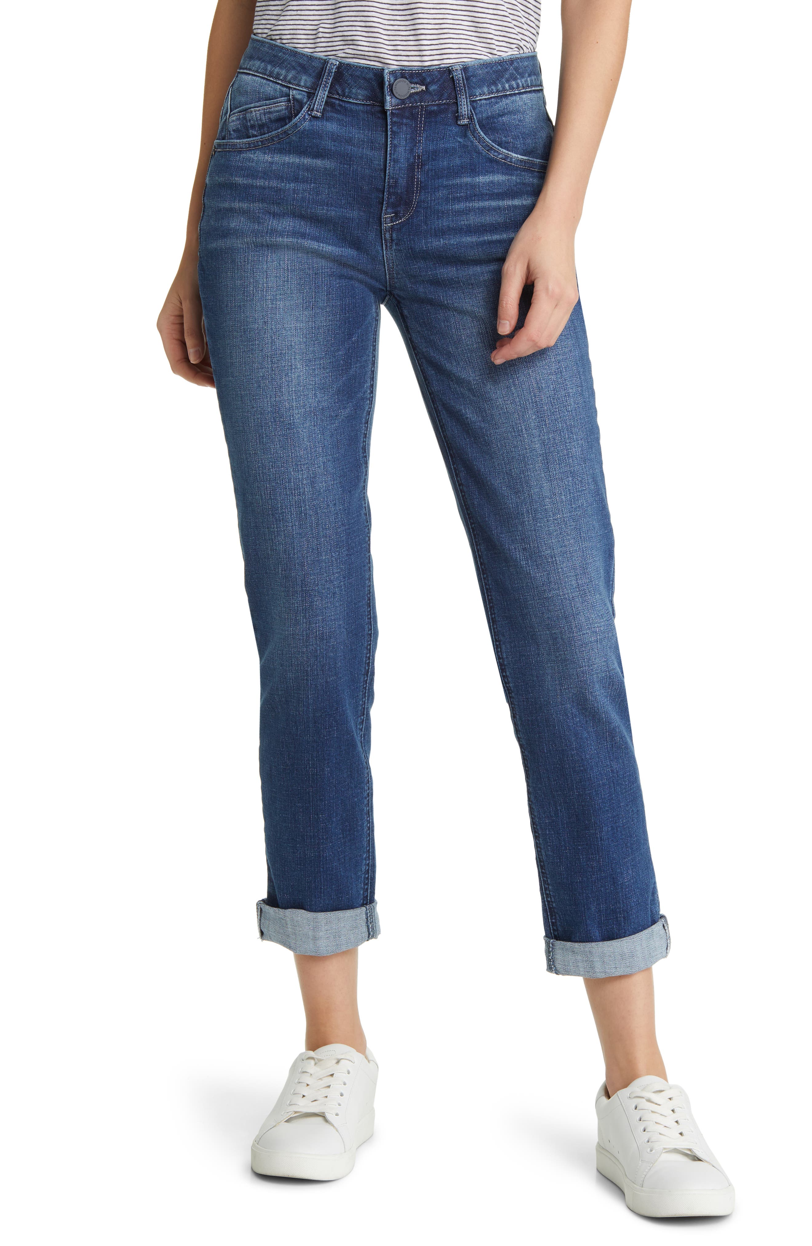 Wit & Wisdom 'Ab'Solution Girlfriend Jeans Nordstrom