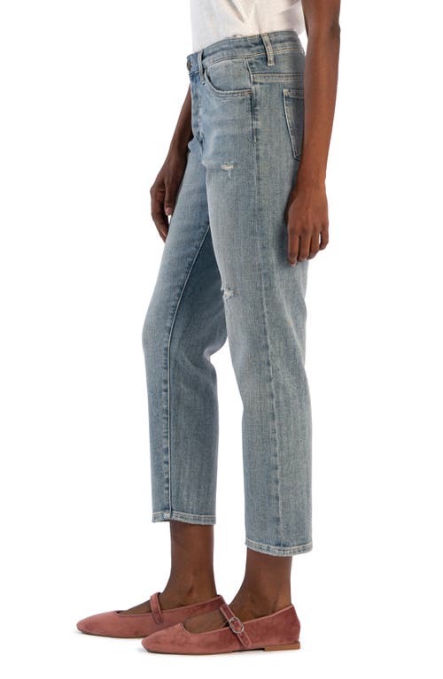 Shop Kut From The Kloth Elizabeth Slouchy High Waist Ankle Boyfriend Jeans In Conserved