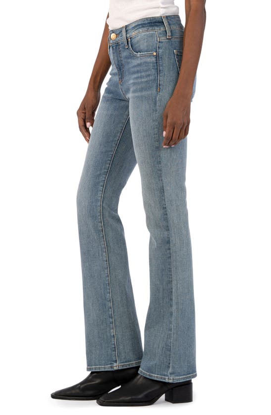 Shop Kut From The Kloth Natalie Fab Ab High Waist Bootcut Jeans In Composed