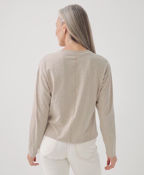 PACT PACT ORGANIC COTTON SOFTSPUN LONG SLEEVE POCKET TEE 